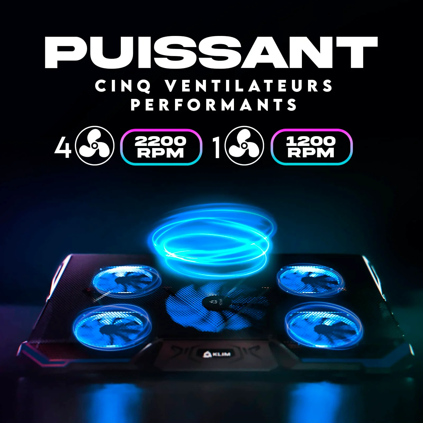 Support ventilé Klim Cyclone – Image 2