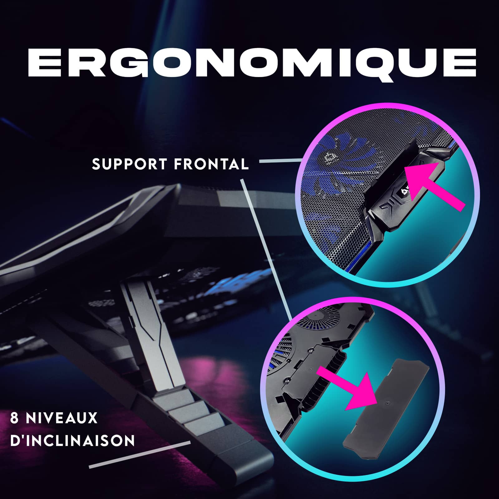 Support ventilé Klim Cyclone – Image 4