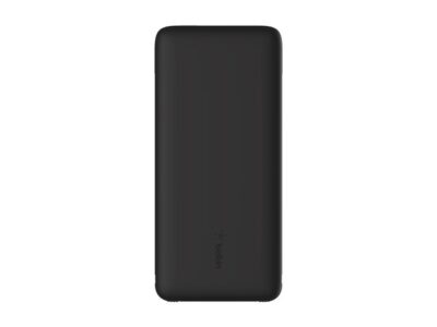 Batterie externe Belkin Powerbank avec cable USB-C et Lightning intégrés - 10000 mAh