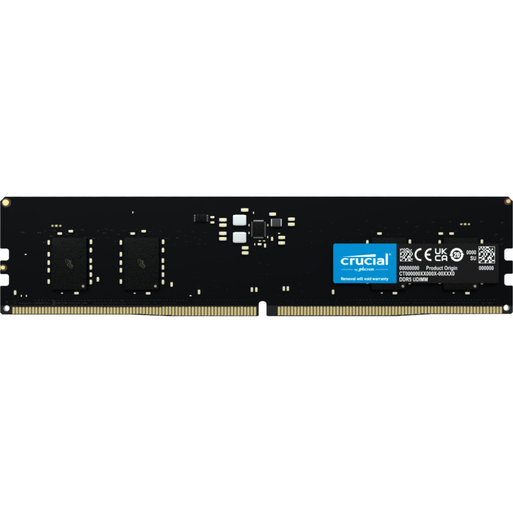 Mémoire vive CRUCIAL DDR5-4800 - 16 Go - DIMM - CL40