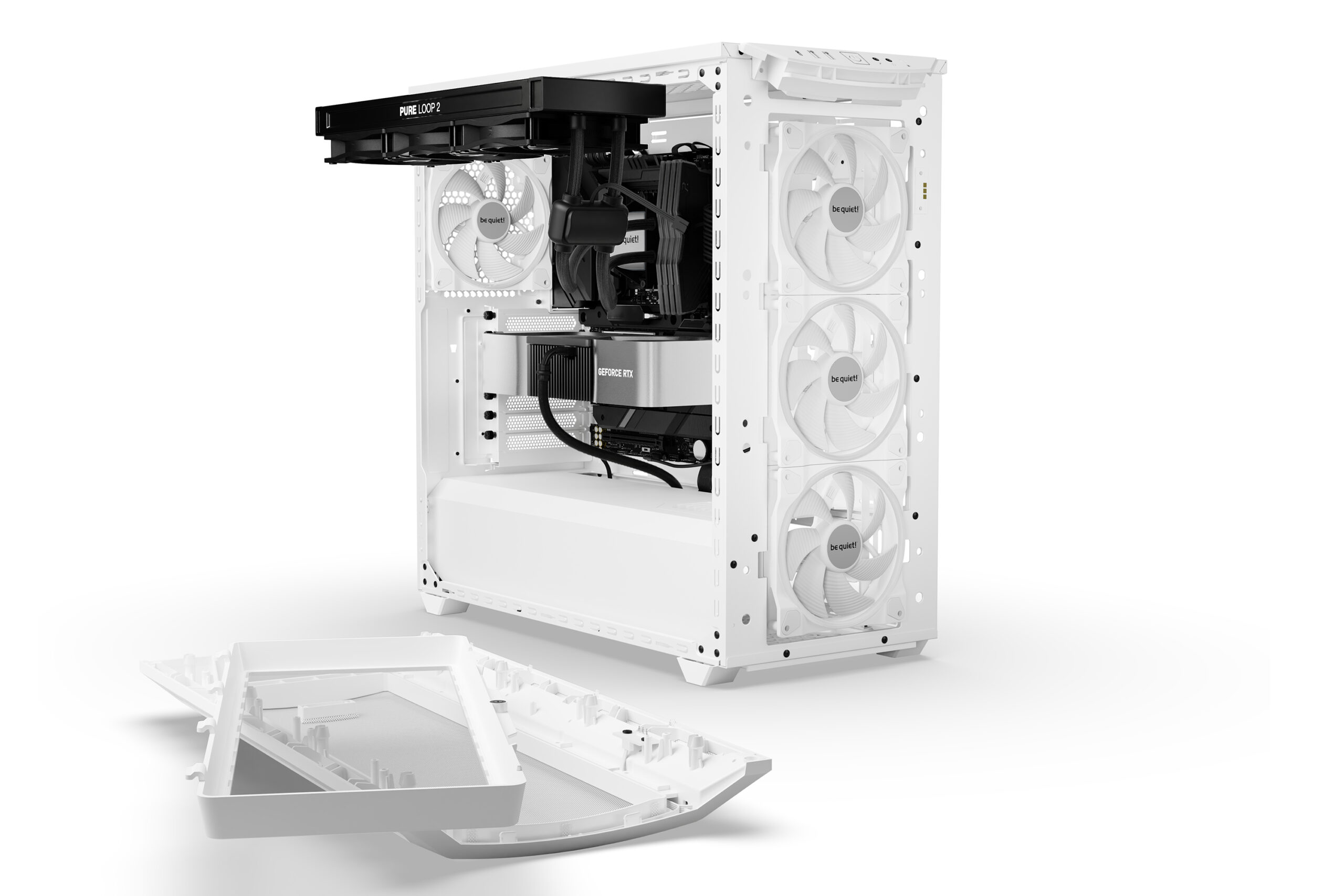 Boîtier Moyen Tour be quiet! Shadow Base 800 - Blanc – Image 7