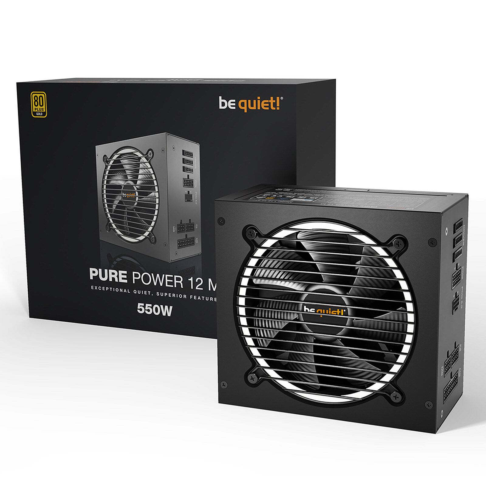 Alimentation be quiet! Pure Power 12 M 550W 80PLUS Gold