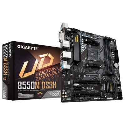 Carte mère Gigabyte B550M DS3H - MATX - AMD AM4 - 4x DDR4
