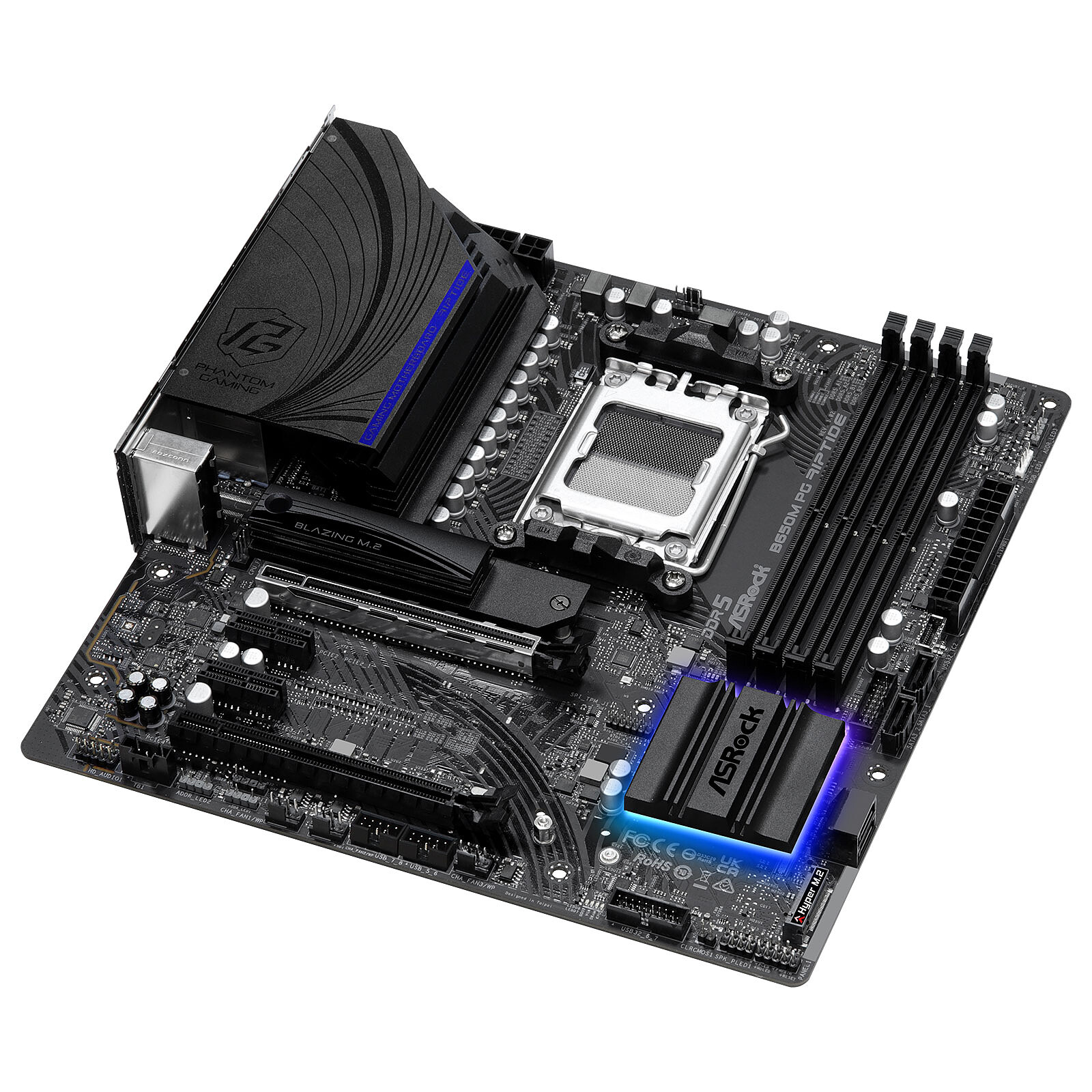 Carte mère ASRock B650M PG RIPTIDE - MATX - AMD AM5 - 4x DDR5 – Image 3