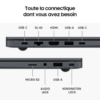 Ordinateur portable Samsung Galaxy Book4 - 15.6" - Intel Core 5 - 16 Go - SSD 512 Go – Image 4
