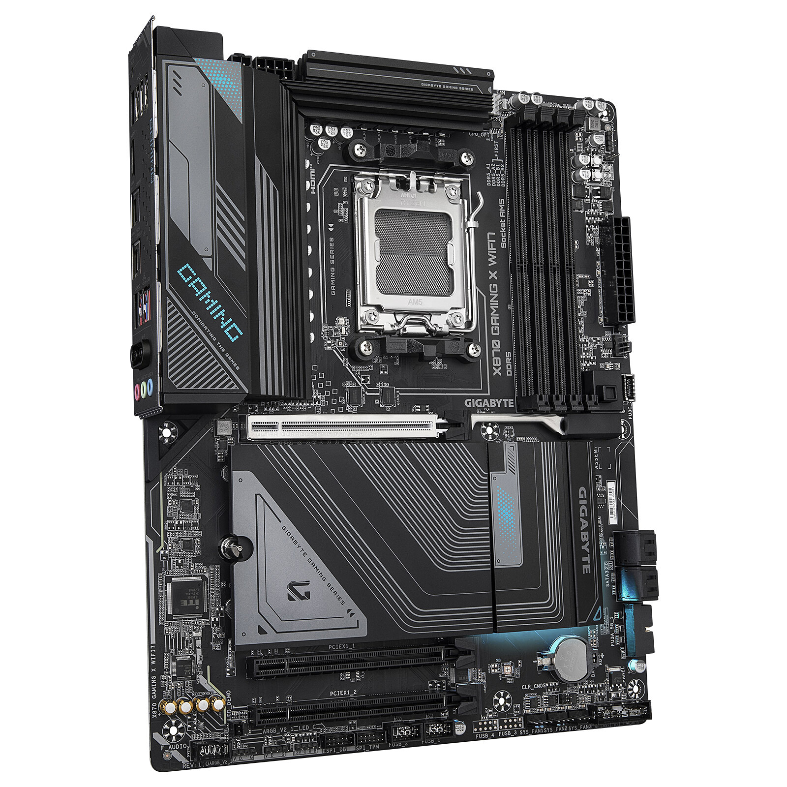 Carte mère Gigabyte X870 GAMING X WIFI7 - ATX - AMD AM5 - 4x DDR5 – Image 2