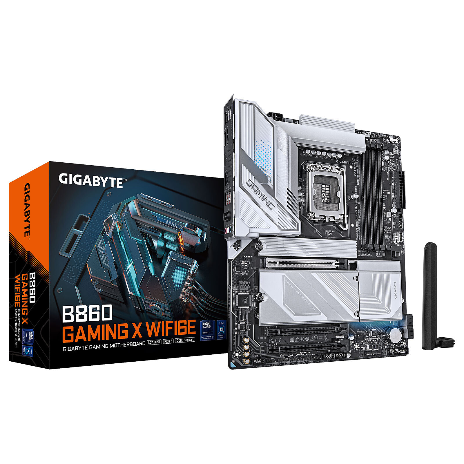 Carte mère Gigabyte B860 GAMING X WIFI6E - ATX - Intel S1851 - 4x DDR5