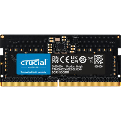 Mémoire vive CRUCIAL DDR5-4800 - 8Go - SO-DIMM - CL40