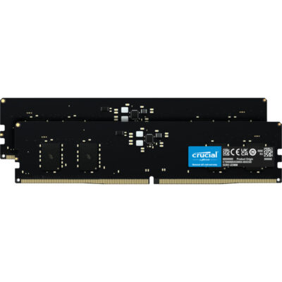 Mémoire vive CRUCIAL DDR5-5600 - KIT 2x 8Go (16Go) - DIMM - CL46