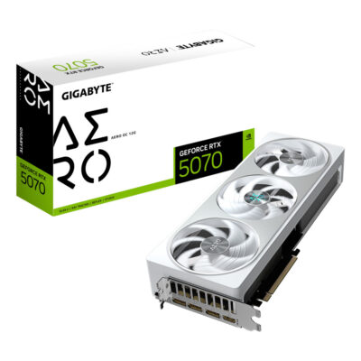 Carte graphique GIGABYTE GeForce RTX 5070 AERO OC 12G
