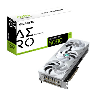 Carte graphique GIGABYTE GeForce RTX 5080 AERO OC SFF 16G