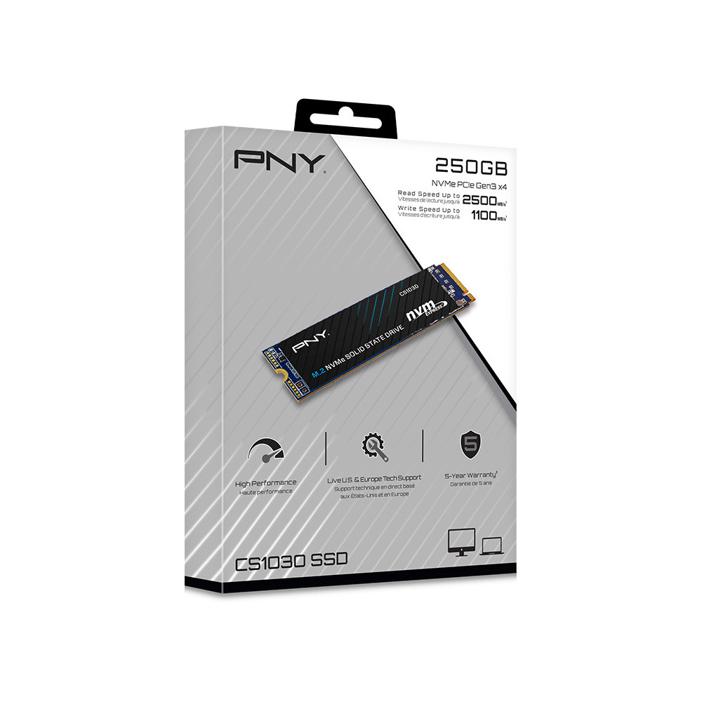 SSD PNY CS1030 M.2 NVME - 250 Go - PCIE GEN3 X4 – Image 2