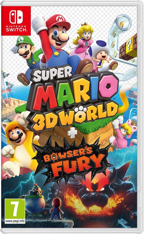 Jeu Nintendo Switch Super Mario 3D World + Bowser's Fury