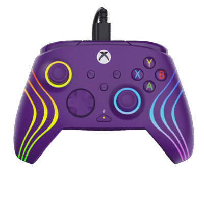 Manette filaire Turtle Beach Afterglow Wave - RGB Filaire Violet - Xbox Series X S, Xbox One et PC