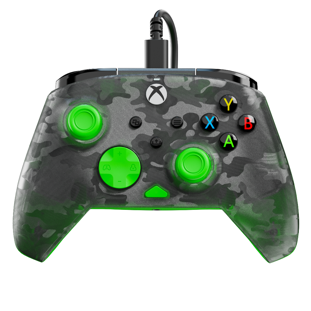 Manette filaire Turtle Beach Rematch Core Camo Noir et Vert pour Xbox Series XS/Xbox One/PC