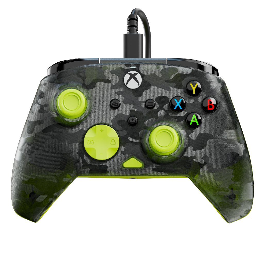 Manette filaire Turtle Beach Rematch Core Camo Noir et Jaune pour Xbox Series XS/Xbox One/PC