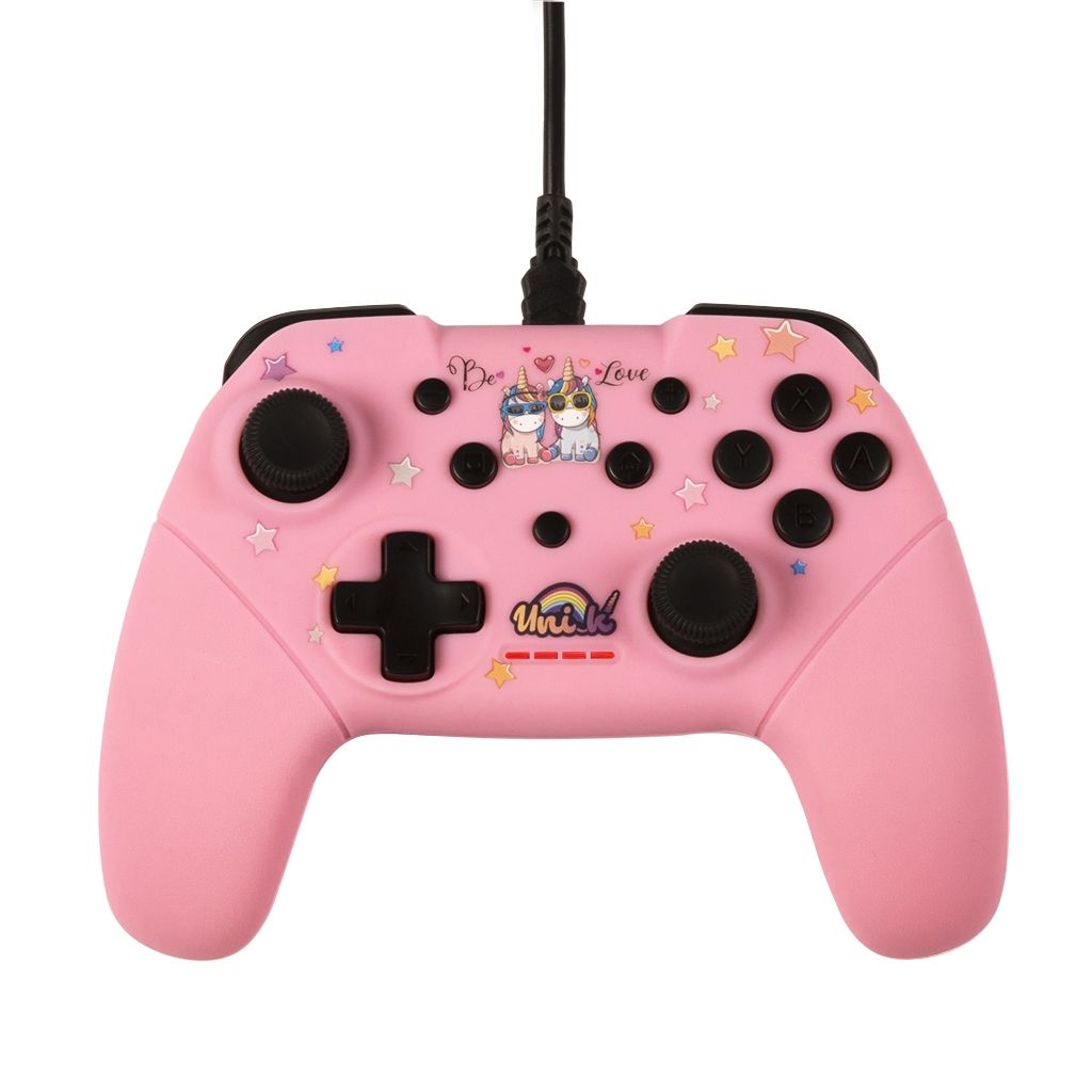 Manette filaire Konix Be Love - Unik pour Nintendo Switch, Switch 2 et PC