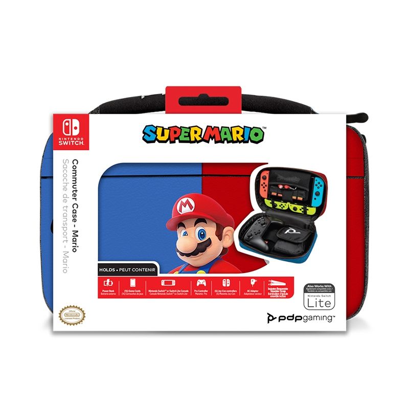 Etui de transport PDP Commuter Mario pour Nintendo Switch, Switch Lite et Switch OLED – Image 3