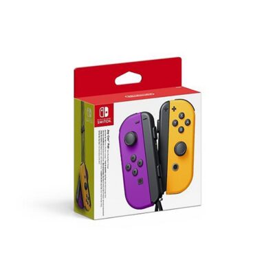 Paire de Manettes Joy-Con Violet et Orange pour Nintendo Switch/OLED