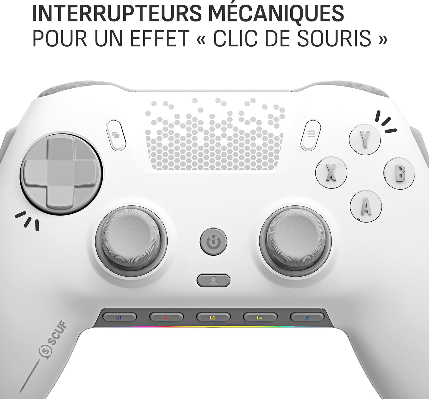 Manette de Jeu PC SCUF ENVISION PRO Sans Fil V1 (2023) Blanc – Image 4