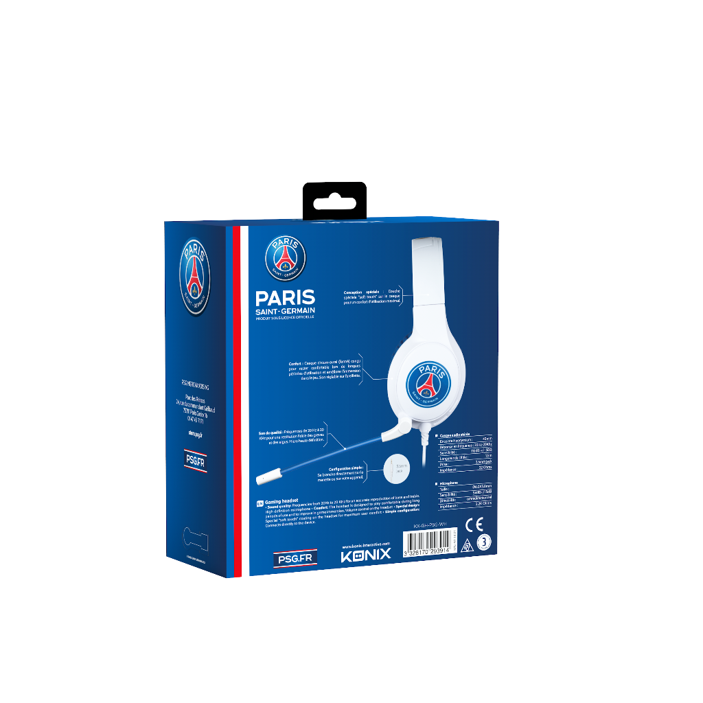 Micro-casque filaire Konix PSG pour PS4/PS5/XBOX ONE/XBOX Series S/X/PC/Switch/Mobile – Image 5