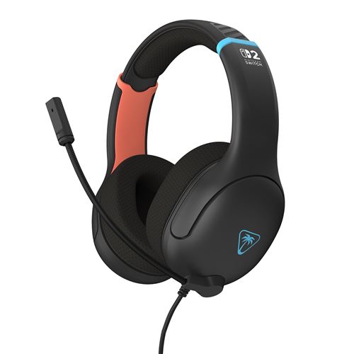 Micro-casque filaire Turtle Beach Airlite™ Fit Noir Charbon pour Nintendo Switch/OLED/Switch 2