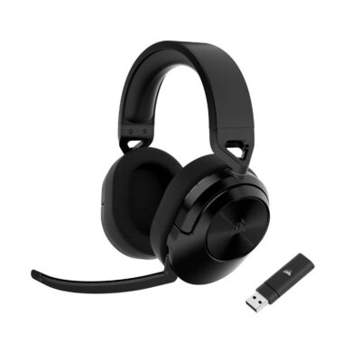 Micro-casque sans fil CORSAIR Gaming HS55 Carbon pour PC/XBOX/PS4/PS5/Nintendo Switch/Mobile