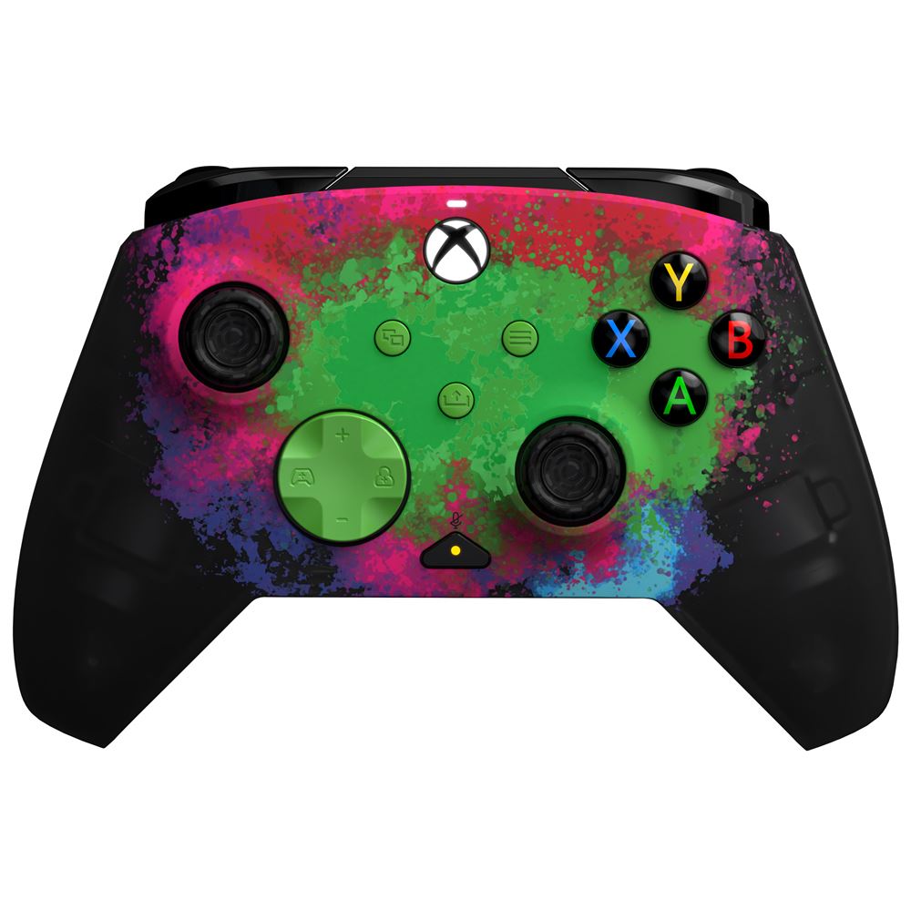 Manette filaire PDP Rematch Glow pour Xbox Series X/S - Xbox One - PC - Noir et Vert