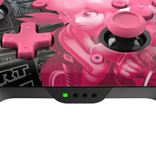 Manette sans fil PDP Rematch Glow Peach Grand Prix pour Nintendo Switch™/Lite/OLED/Switch 2 – Image 6