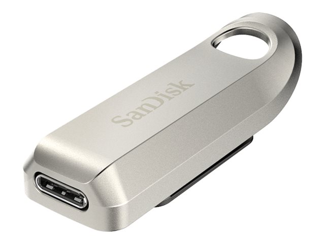 Clé USB SanDisk Ultra Luxe - USB-C 3.2 Gen 1 - 128 Go - Argent – Image 2