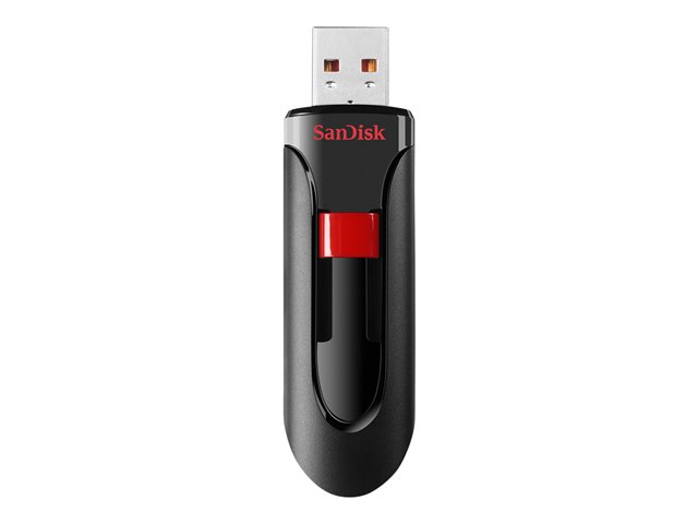 Clé USB SanDisk Cruzer Glisser - USB 2.0 - 128 Go - Noir – Image 3