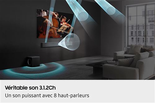Barre de son Samsung Q-Series HW-QS710F 2025 Dolby Atmos 3.1.2Ch Noir – Image 7