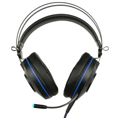 Micro-casque filaire Konix Mythics PS-U700 Noir et Bleu pour PS4 – Image 2