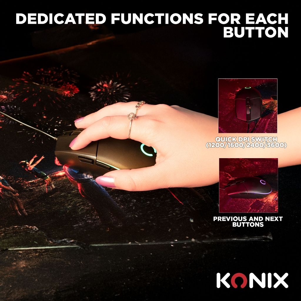 Souris Gamer filaire Konix Arcane – Image 12