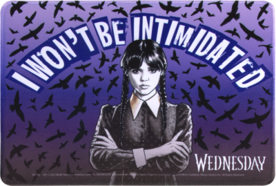 Tapis de souris Gamer Star - Mercredi - I Won't Be Intimidated - 35 x 35 cm