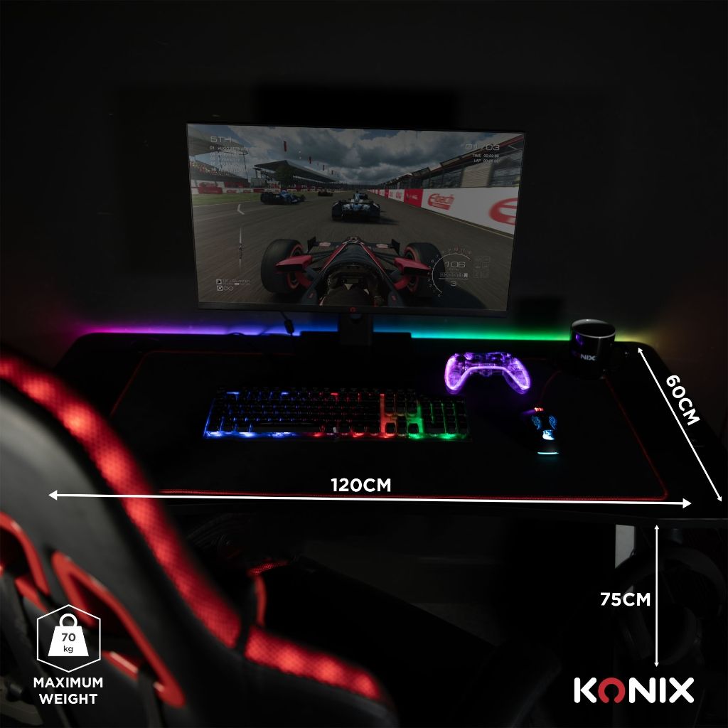 Bureau Gamer Konix Spectra LED – Image 15