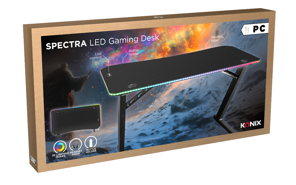 Bureau Gamer Konix Spectra LED – Image 12