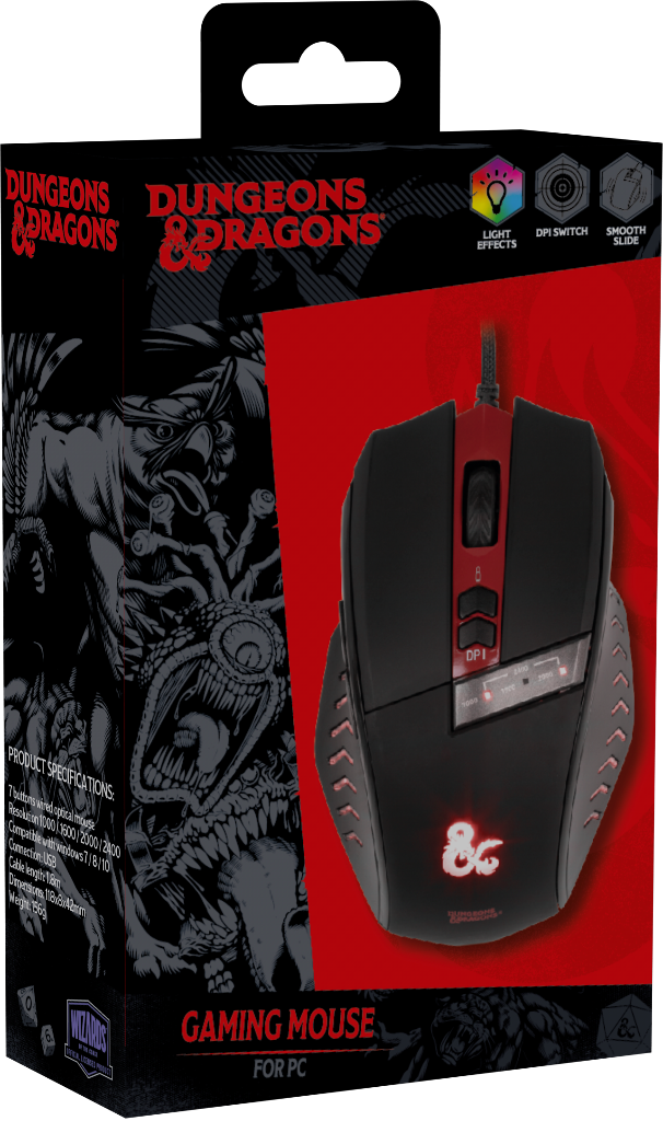 Souris Gamer filaire Konix Dungeons & Dragons pour PC – Image 8