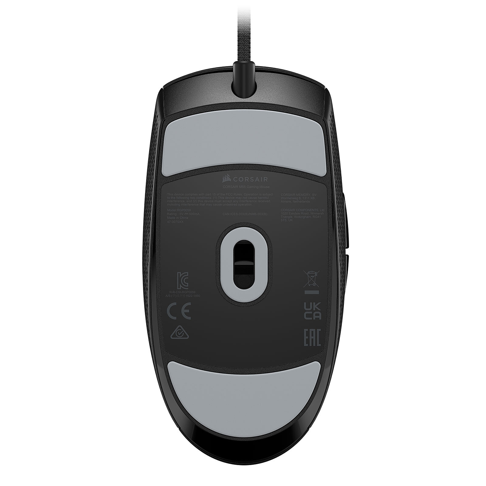 Souris Gamer filaire Corsair Gaming M55 (Noir) pour PC – Image 3