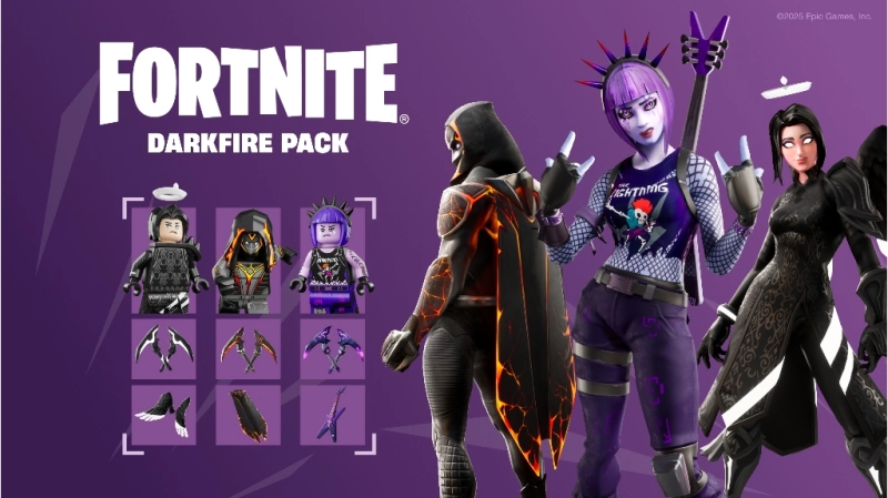 Jeu Nintendo Switch 2 - Fortnite Darkfire & Ice Bundle Code in a box – Image 3