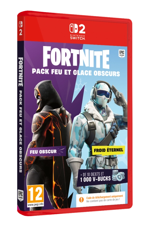 Jeu Nintendo Switch 2 - Fortnite Darkfire & Ice Bundle Code in a box – Image 2