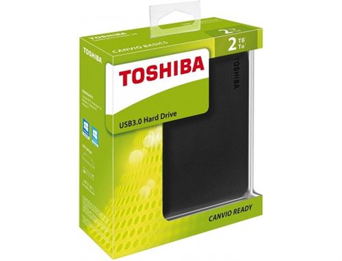 Disque dur externe Toshiba Canvio Ready disque dur externe 2 To 2.5" Micro-USB B 3.2 Gen 1 (3.1 Gen 1) Noir – Image 4