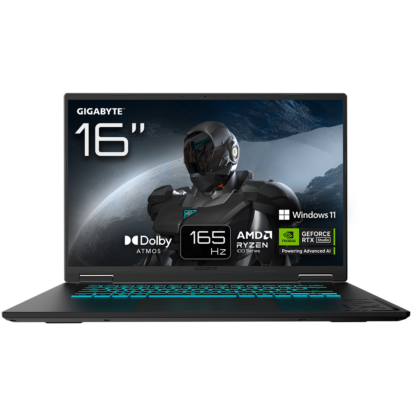 PC portable Gamer Gigabyte Gaming A16 3WHK3FR894SH - Portable 16p - AMD Ryzen 7 260 - 16Go - SSD 1 To - RTX5070 8Go - W11H